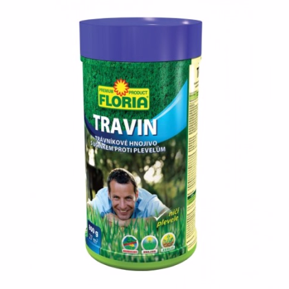 Trávnikové hnojivo proti burine - Travin - hnojivo na trávniky - 800 g