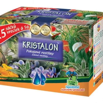 Kristalon pre Vaše izbové rastliny - praktické balenie - 25 vreciek po 5 gr