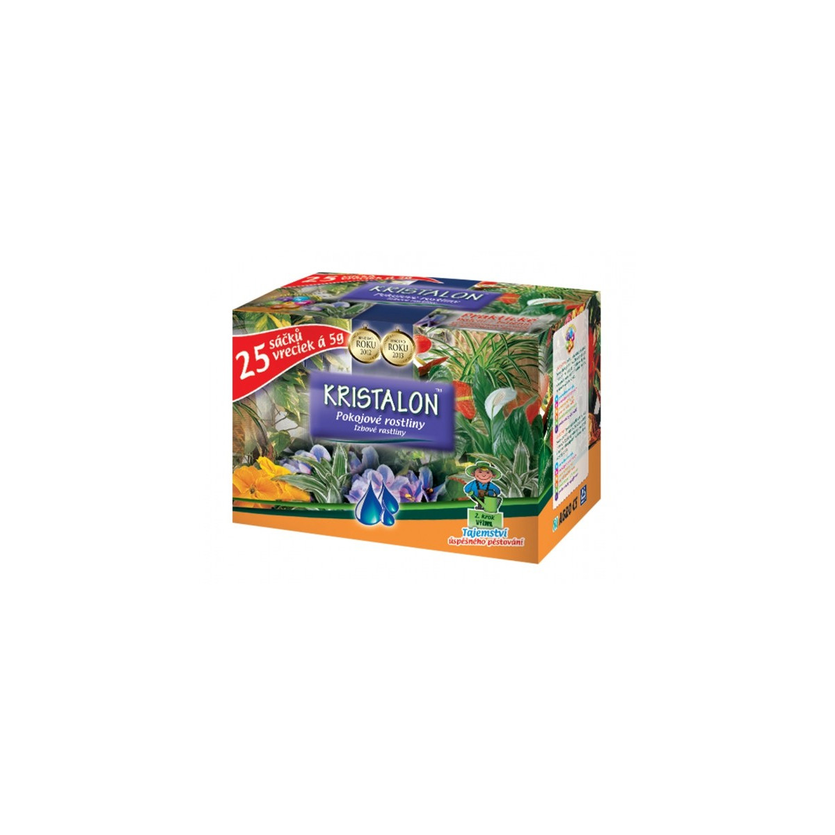 Kristalon pre Vaše izbové rastliny - praktické balenie - 25 vreciek po 5 gr