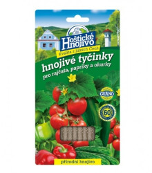 Tyčinkové hnojivo pre paradajky, papriky a uhorky - 20 ks