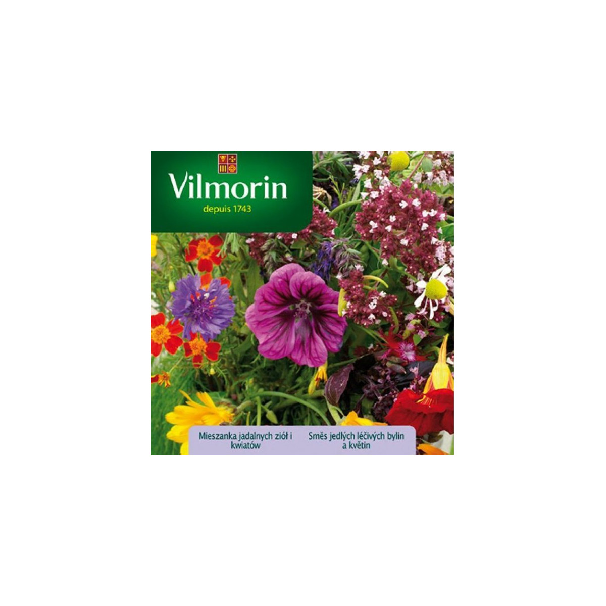 Vilmorin - Zmes jedlých liečivých bylín a kvetín - semená - 3g