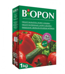 BIOPON - hnojivo pre paradajky a uhorky - 1 kg