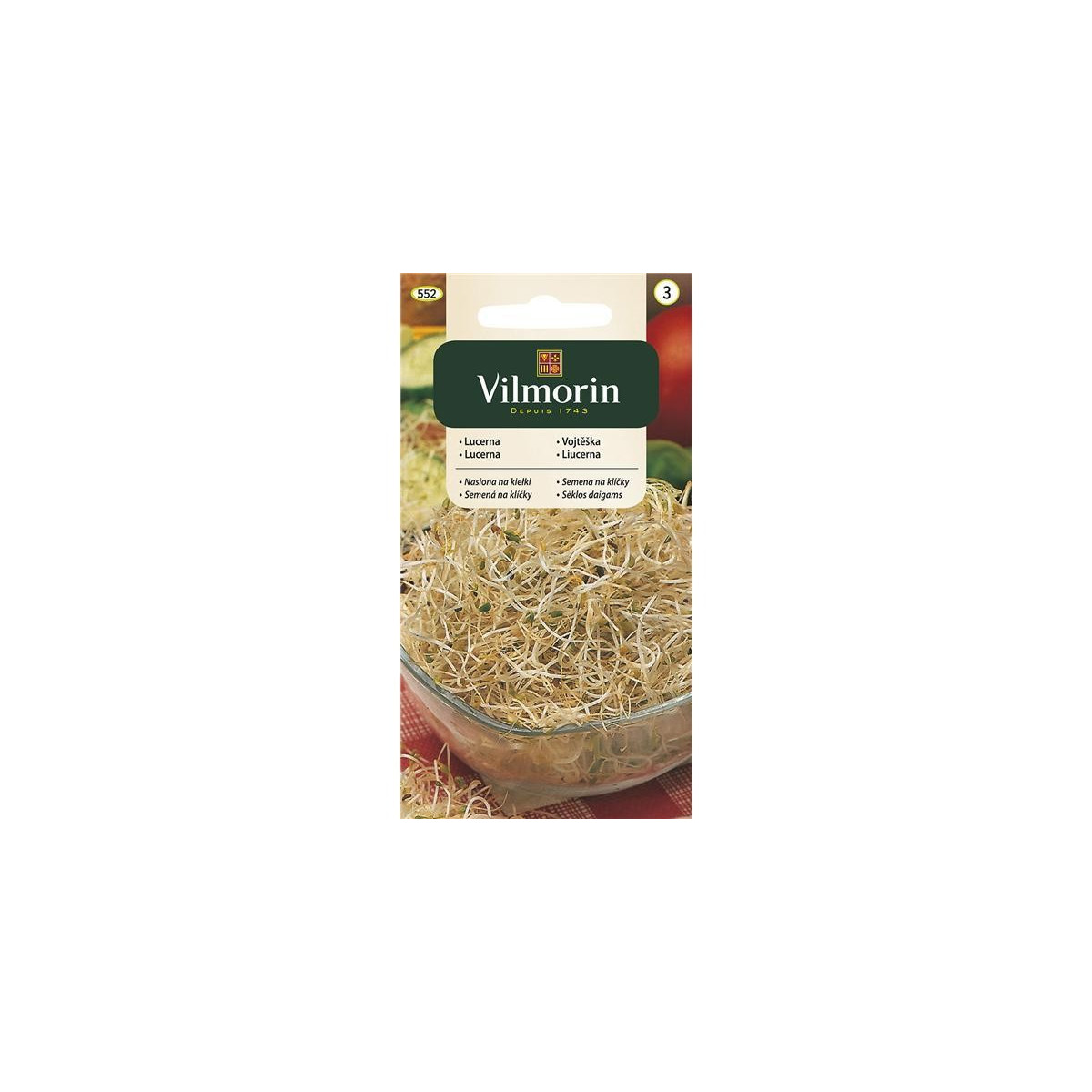 Semená na klíčky - Lucerna - 20 g