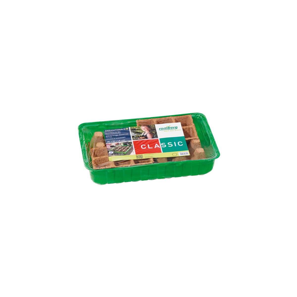 Miniparenisko M PLUS 36 x 22 x 13 cm + 24 ks rašelinových kvetináčov