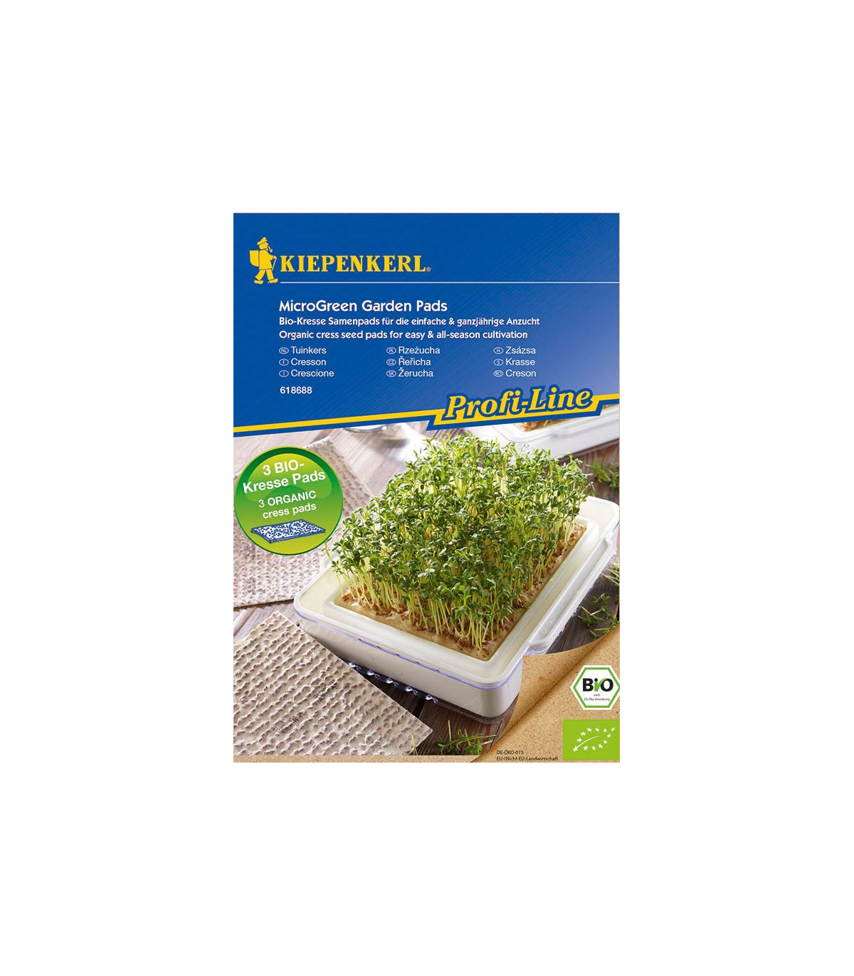 Microgreens - Mikrozelenina - Náhradné Pláty Bio Žeruchy - 3 Ks
