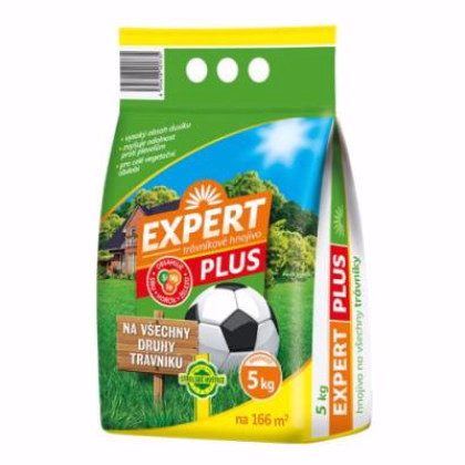 Trávnikové hnojivo granulované - Expert - hnojivo na trávniky - 5 kg