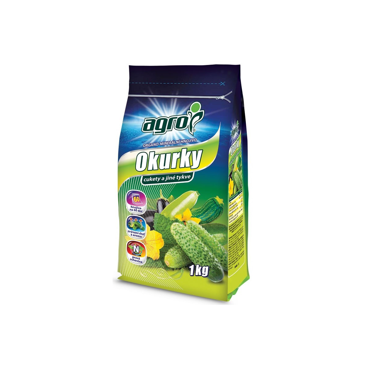 Agro minerálne hnojivo pre uhorky, tekvice, cukety - 1 kg