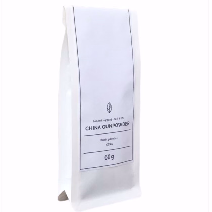 China Gunpowder Organic Tea - zelený čaj - Bio kvalita - 60 g