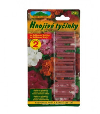 Tyčinkové hnojivo pre pelargónie, surfinie a iné balkónové rastliny - 20 ks