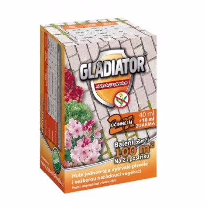Gladiator - prípravok na ochranu rastlín - 40+10 ml zdarma