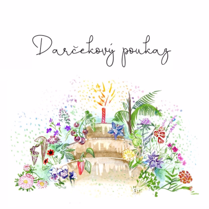 Poukážka k narodeninám v hodnote 60 EUR