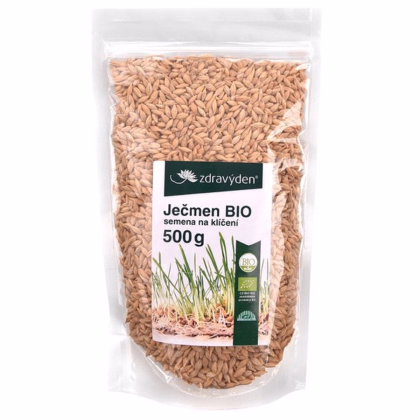 BIO Jačmeň - predaj bio semien na klíčenie - 500 g