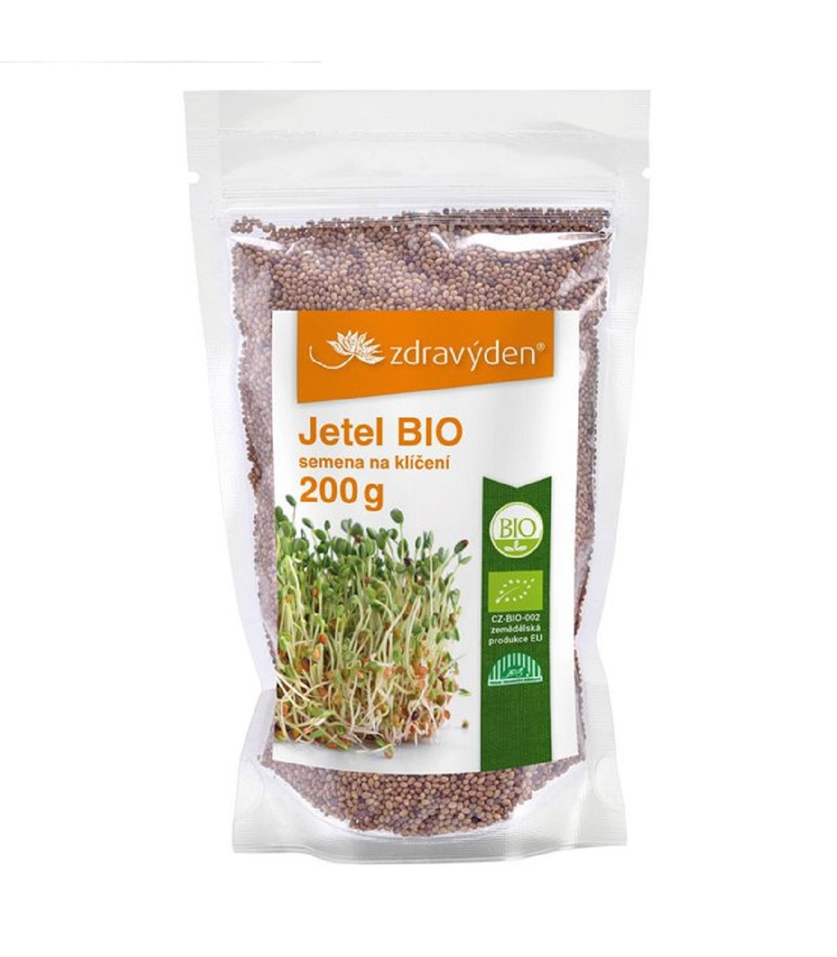 Bio semená na klíčky - Ďatelina - 200 g