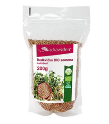 BIO reďkovka - bio semená na klíčenie - 200 g