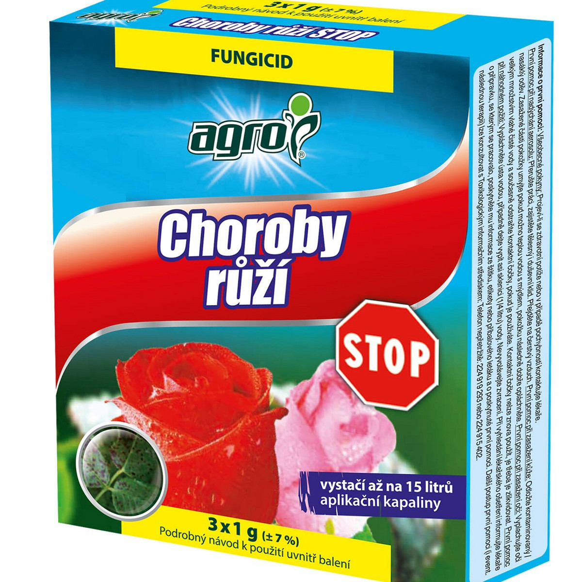Agro - Choroby ruží STOP - 3x1 g