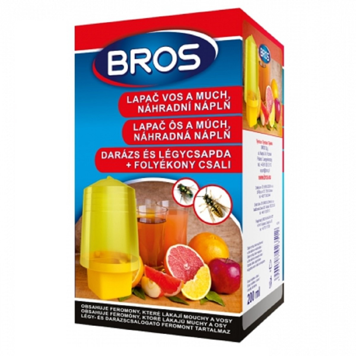 Lapač ôs a múch s náplňou - 200 ml