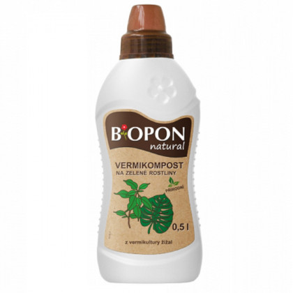 Hnojivo s vermikompostom pre zelené rastliny - BoPon - 500 ml