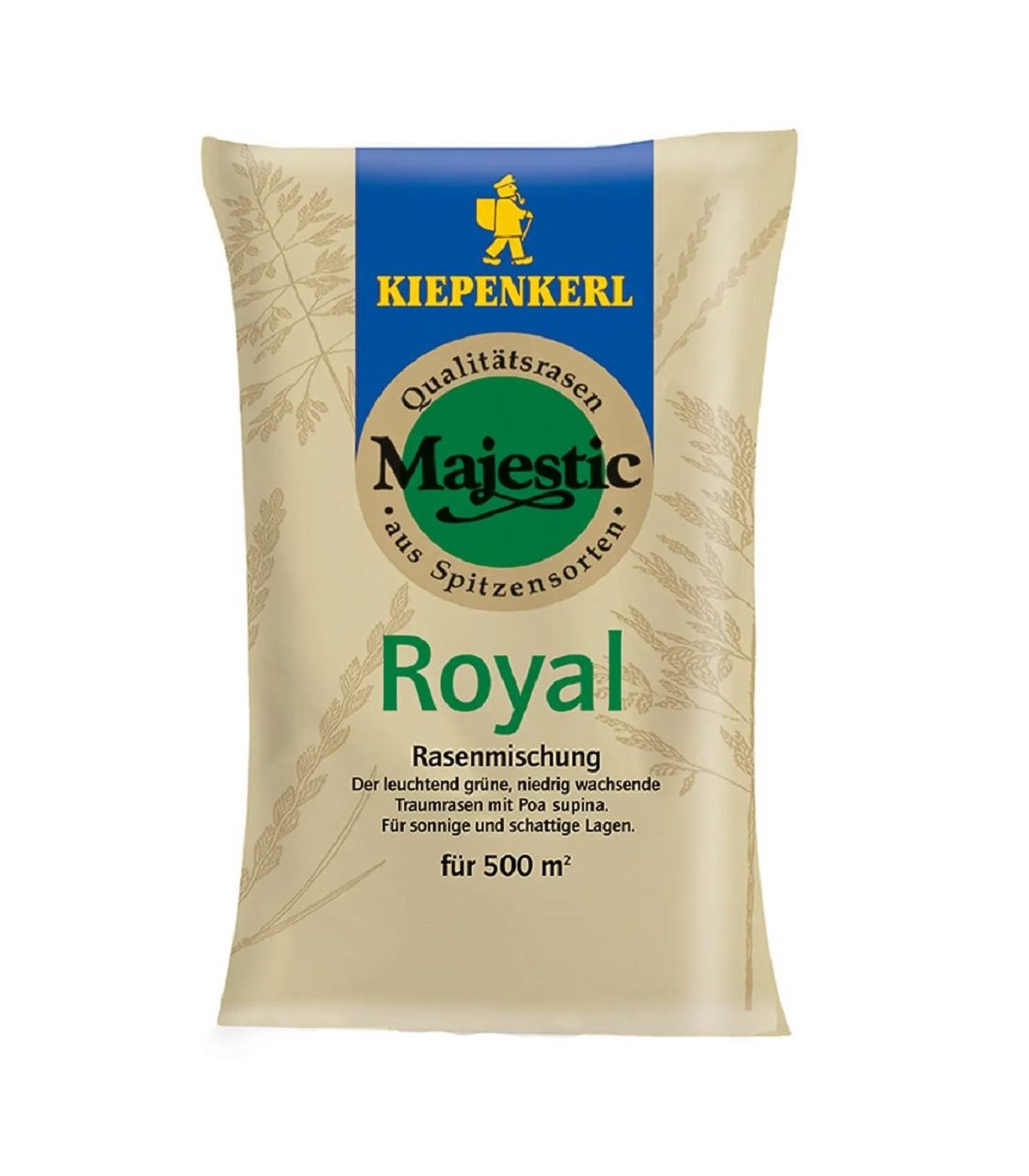 Luxusný trávnik Majestic Royal - Kiepenkerl - trávna zmes - 10 kg