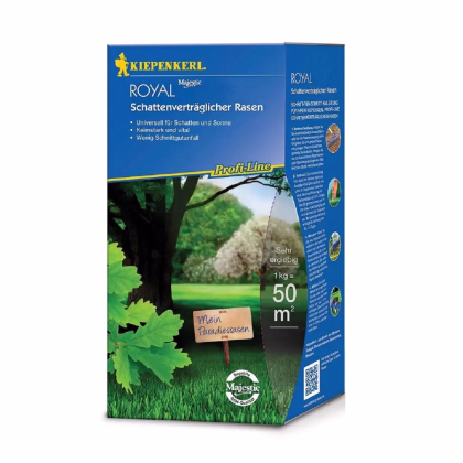 Trávnik Royal pre tienisté miesta - Kiepenkerl Profi Line - trávna zmes - 1 kg