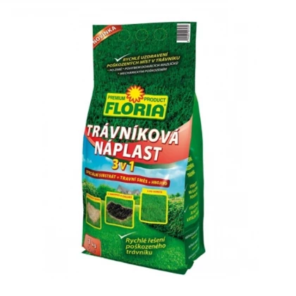 Trávniková náplasť 3v1 - Floria - trávna zmes - 1 kg