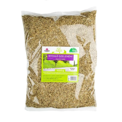 Regeneračné trávne semeno rýchle zazelenanie - Rosteto - trávna zmes - 1 kg