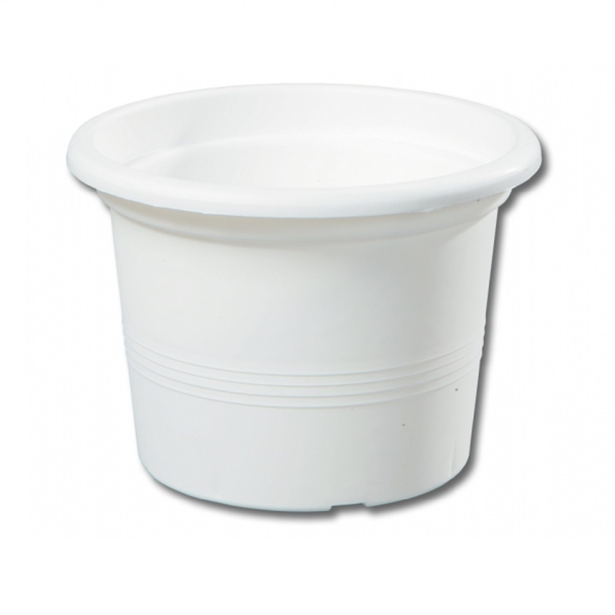 Kvetináč Satura Modern biely - 14 x 11 cm - predaj kvetináčov - 1 ks