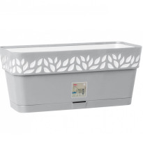 Samozavlažovací truhlík CLOE sivý - 30 cm - 1 ks