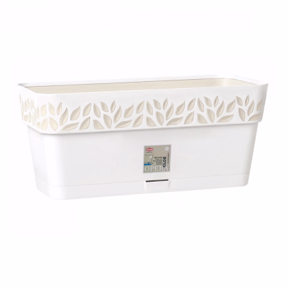 Samozavlažovací truhlík CLOE biely - 30 cm - 1 ks