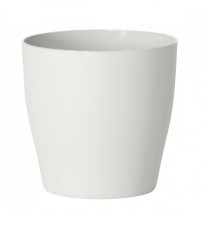 Obal na kvetináč LIVING bielo-béžový - 13 x 13 cm - 1 ks