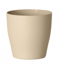 Obal na kvetináč LIVING tmavobéžový - 13 x 13 cm - 1 ks