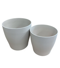 Obal na kvetináč LIVING tmavobéžový - 13 x 13 cm - 1 ks