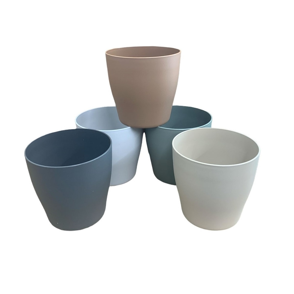 Obal na kvetináč LIVING tmavobéžový - 15 x 15 cm - 1 ks