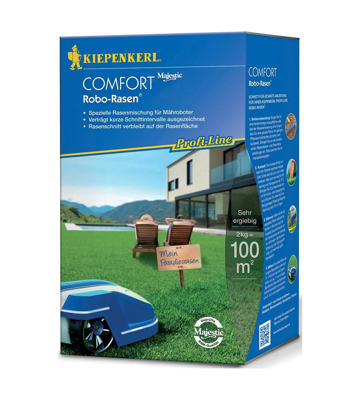 Trávnik Comfort pre robotické kosačky - Kiepenkerl - predaj semien - 2 kg