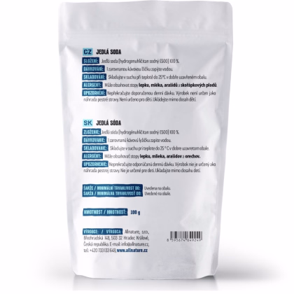 Jedlá sóda - prášok - predaj upratovacích potrieb - 100 g