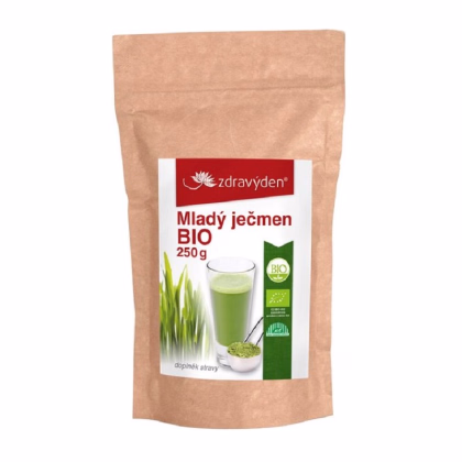 Mladý jačmeň BIO - prášok - BIO kvalita - 250 g