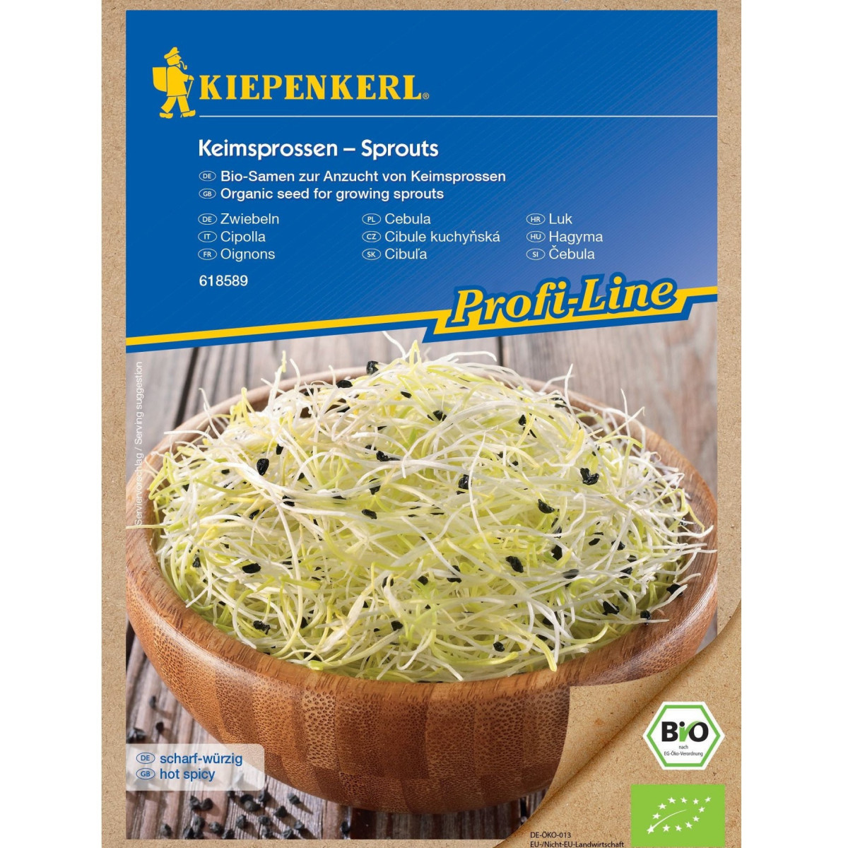 BIO Cibuľa - predaj bio semien na klíčenie - 15 g